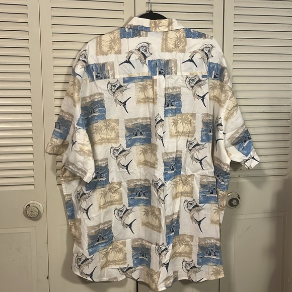 Hawaiian Style MEN  Shirt 2XL Monte Carlo-Cotton size 3XL/54-56 - Picture 5 of 5